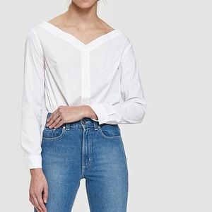 Farrow (Need Supply) off shoulder cotton blouse